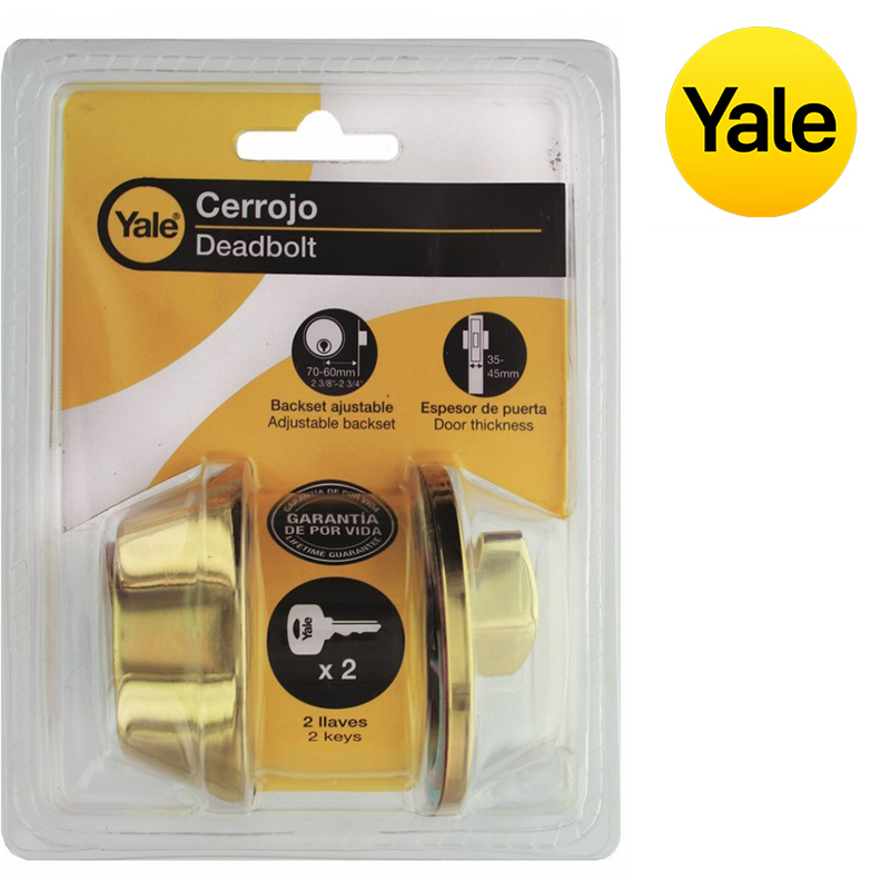 ヤエマ品です CERRADURA “YALE” 1 CILINDRO “KENT” DORADA – MAFESA Mayoreo